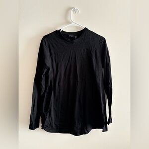 ASOS Maternity Black Long Sleeve Flowy Shirt